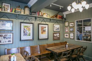 Image of The Telegraph Pub Putney London interior Artwork supplied and installed by Indigo Art Ltd