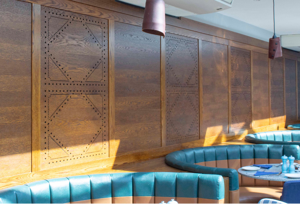 Hawkwell House, dining paneling