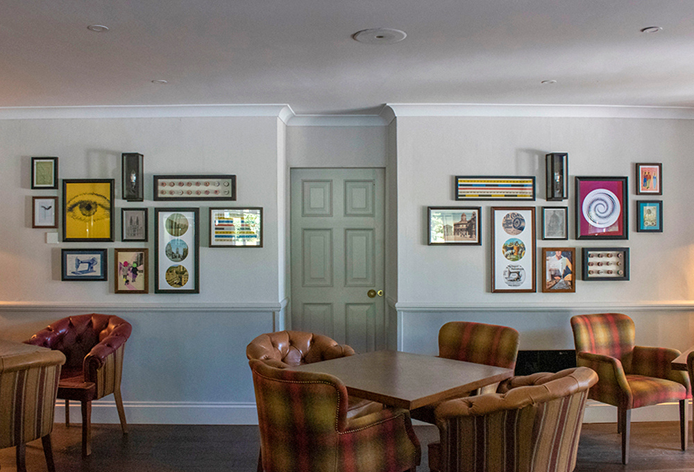 Hawkwell House, lounge art gallery by Indigo Art Ltd