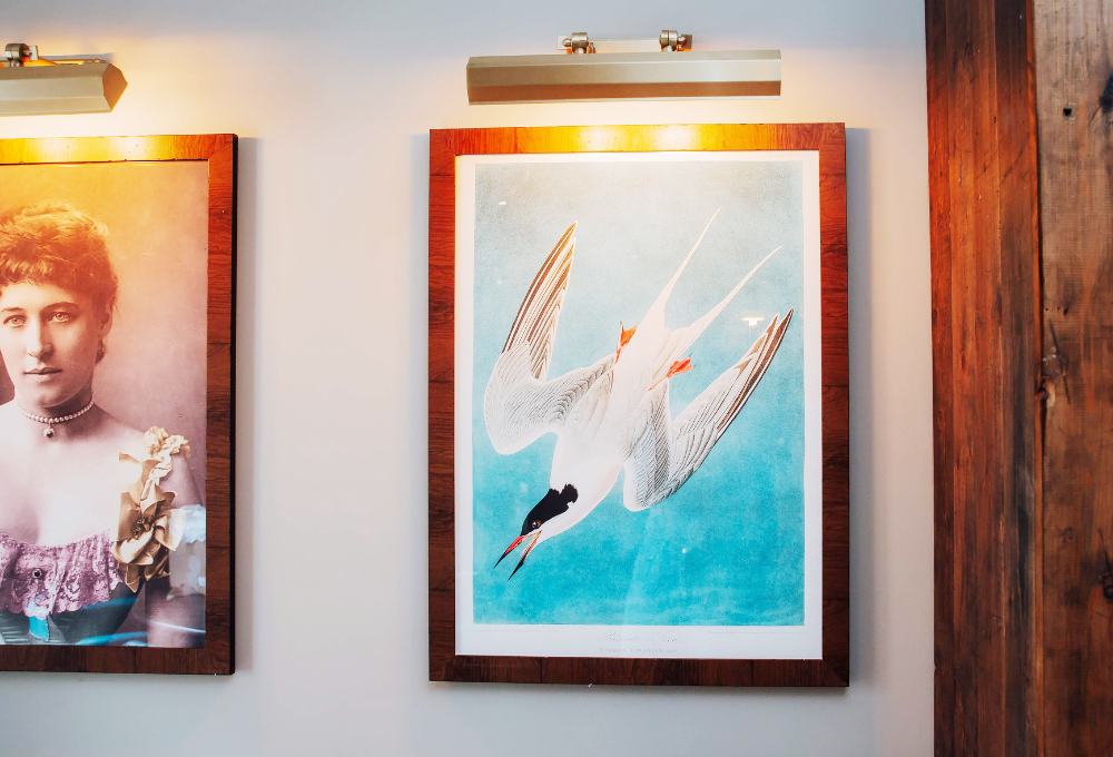Prints from Indigo Art Ltd in the Trinity Arms pub in Jersey