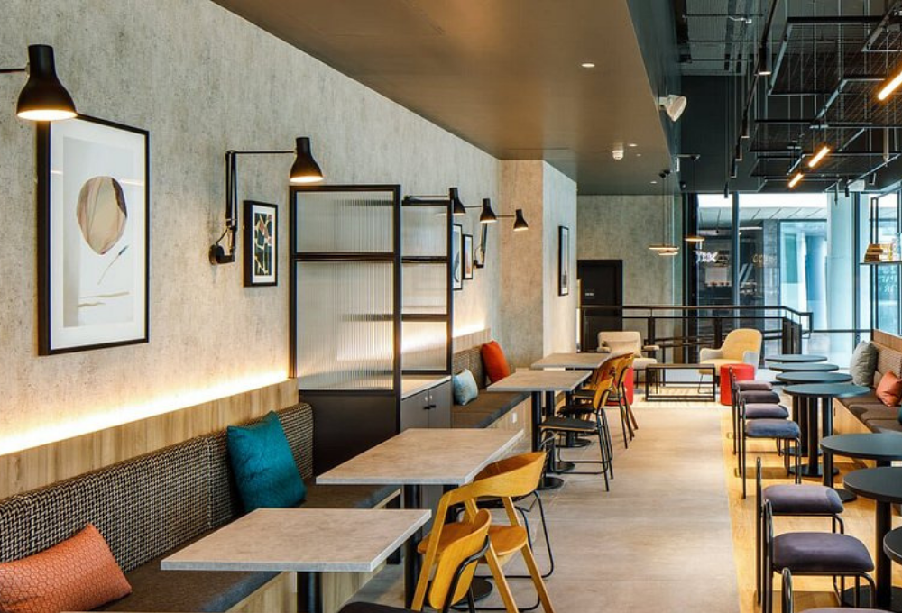 Ibis Hotel - seating area | accessories by Indigo Art Ltd