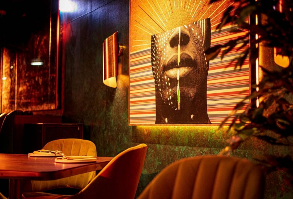 Inca London | Backlit artwork from Indigo Art Ltd, art consultants